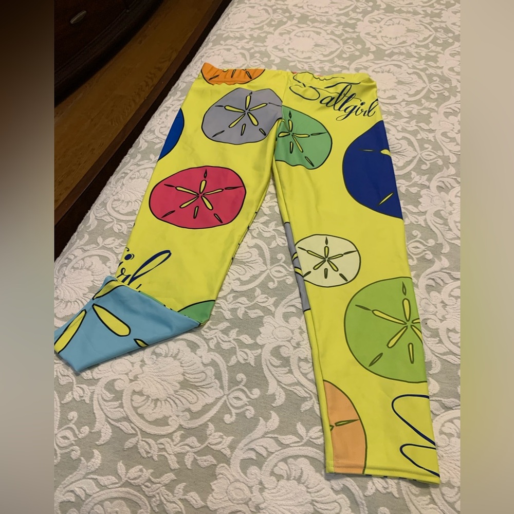 Vintage Salty Girl Stretch Leggings.  Active Wear Size Large Fit like medium